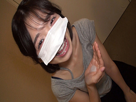 マスク女子の卑猥なフェラチオ素人娘4　11人　サンプル画像20